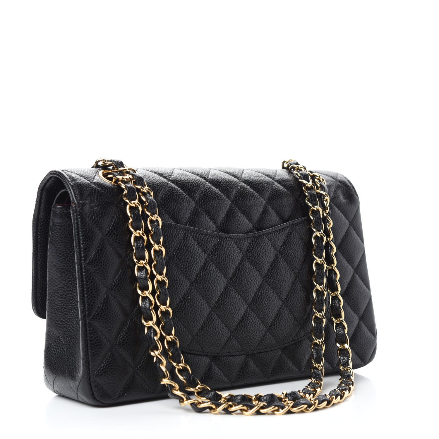 Chanel Caviar Quilted Medium Double Flap Black 3 of 11