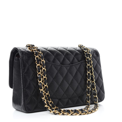 Chanel Caviar Quilted Medium Double Flap Black 3 of 11