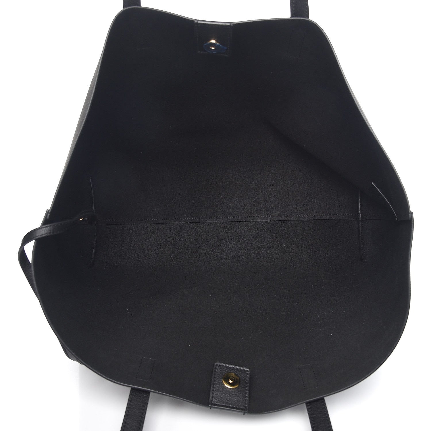 Saint Laurent Calfskin Large Shopping Tote Black 6 of 9