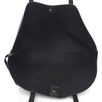 Saint Laurent Calfskin Large Shopping Tote Black 6 of 9