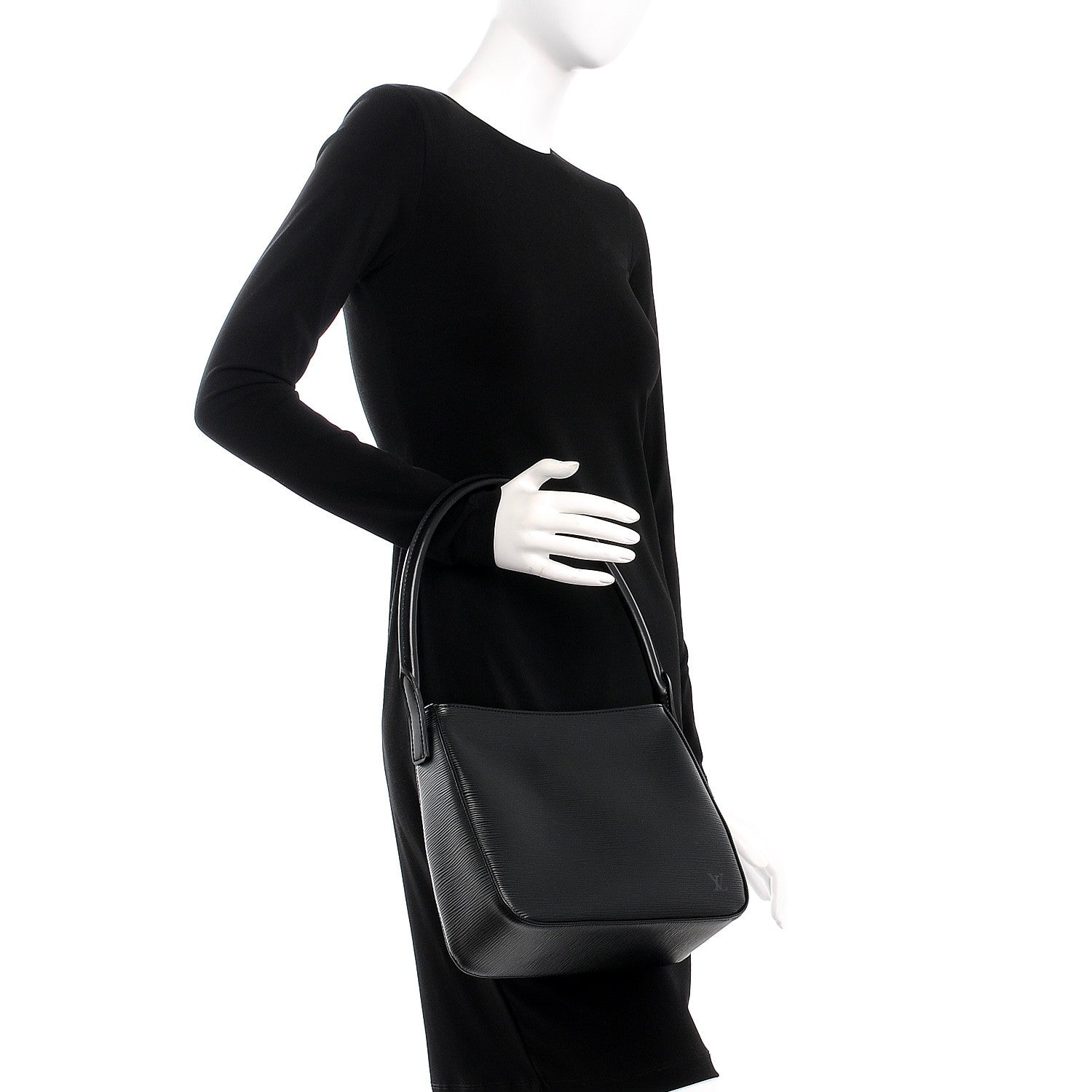 Louis Vuitton Epi Looping MM Black 2 of 6