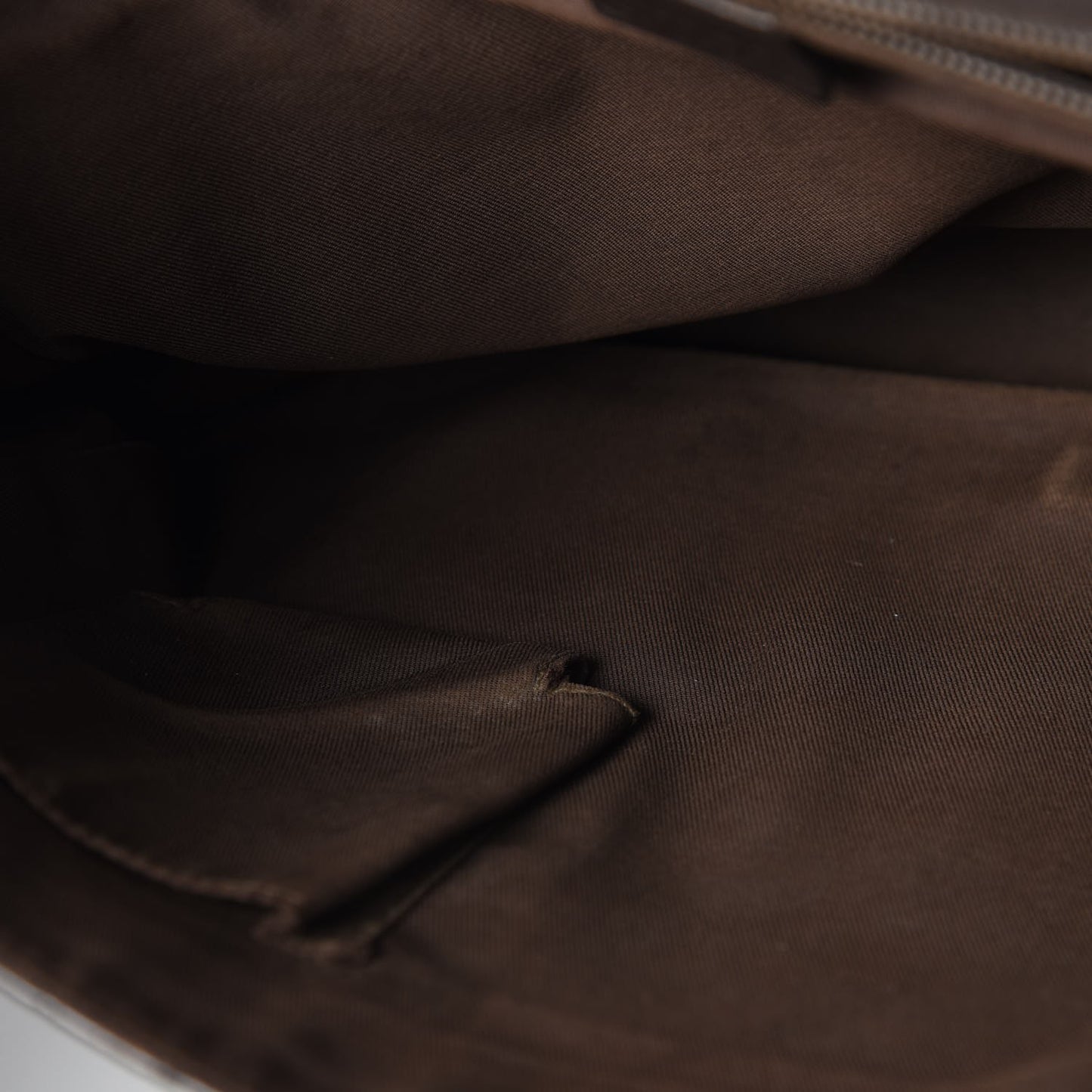 Guccissima Flap Messenger Bag Dark Brown