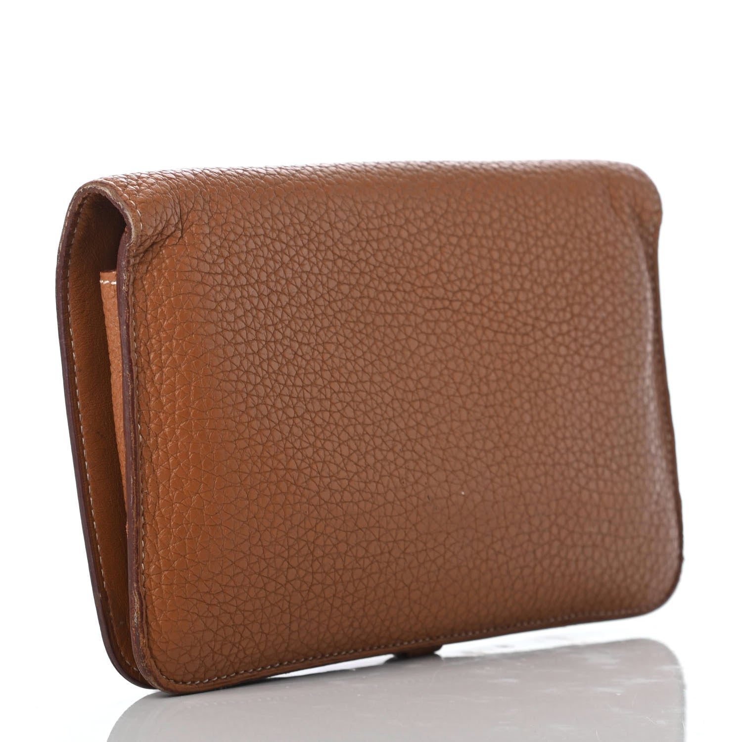 Hermes Togo Dogon Duo Wallet Gold 4 of 10