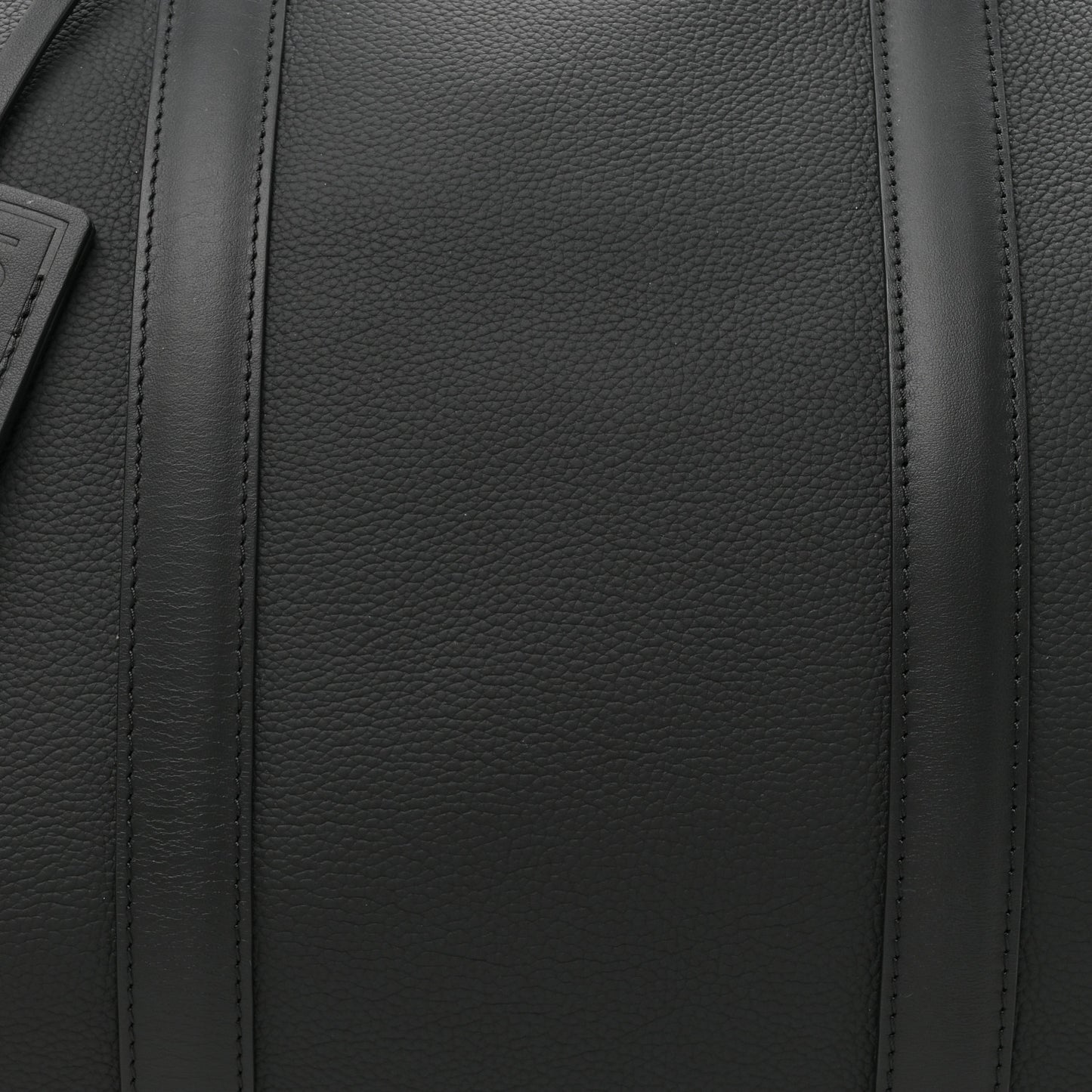 Grained Calfskin Aerogram Keepall Bandouliere 50 Black