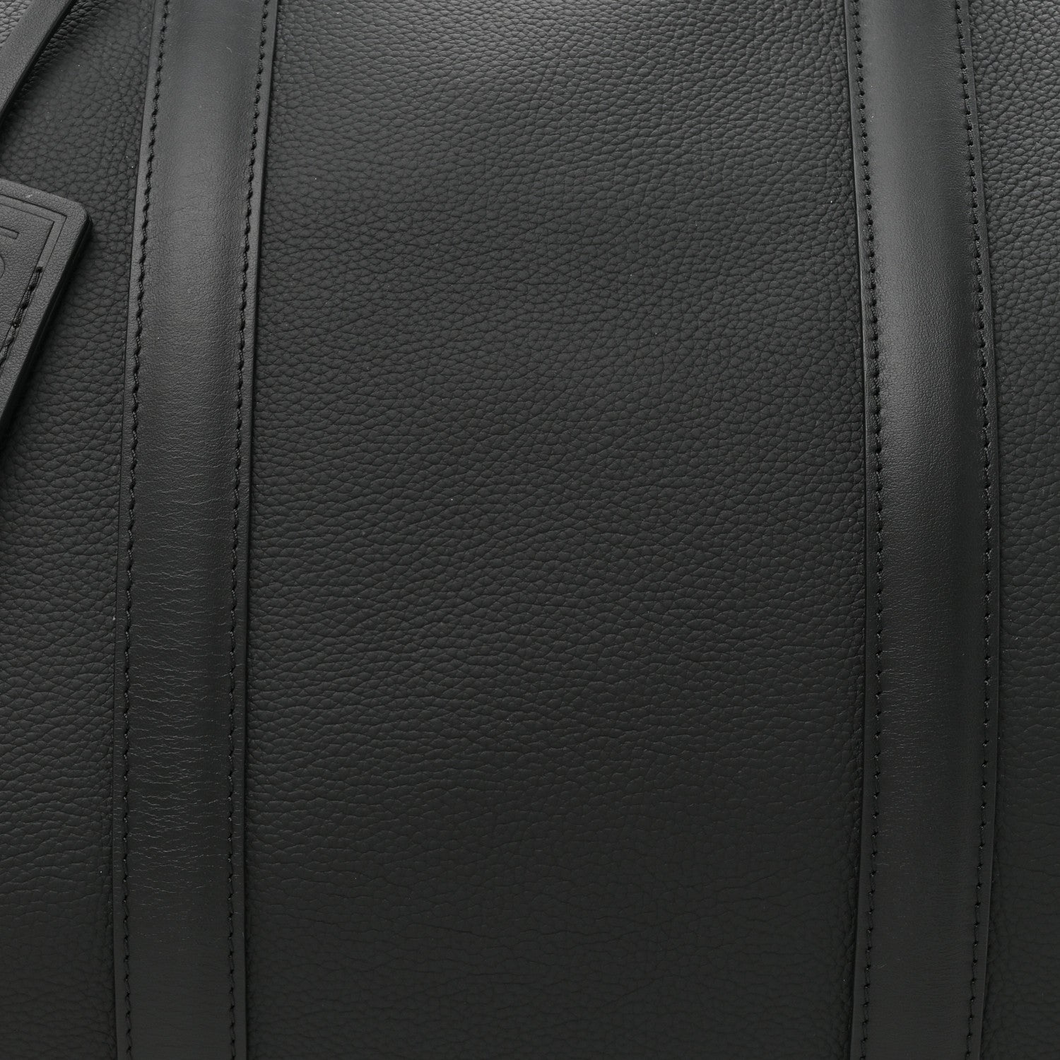Louis Vuitton Grained Calfskin Aerogram Keepall Bandouliere 50 Black 7 of 10