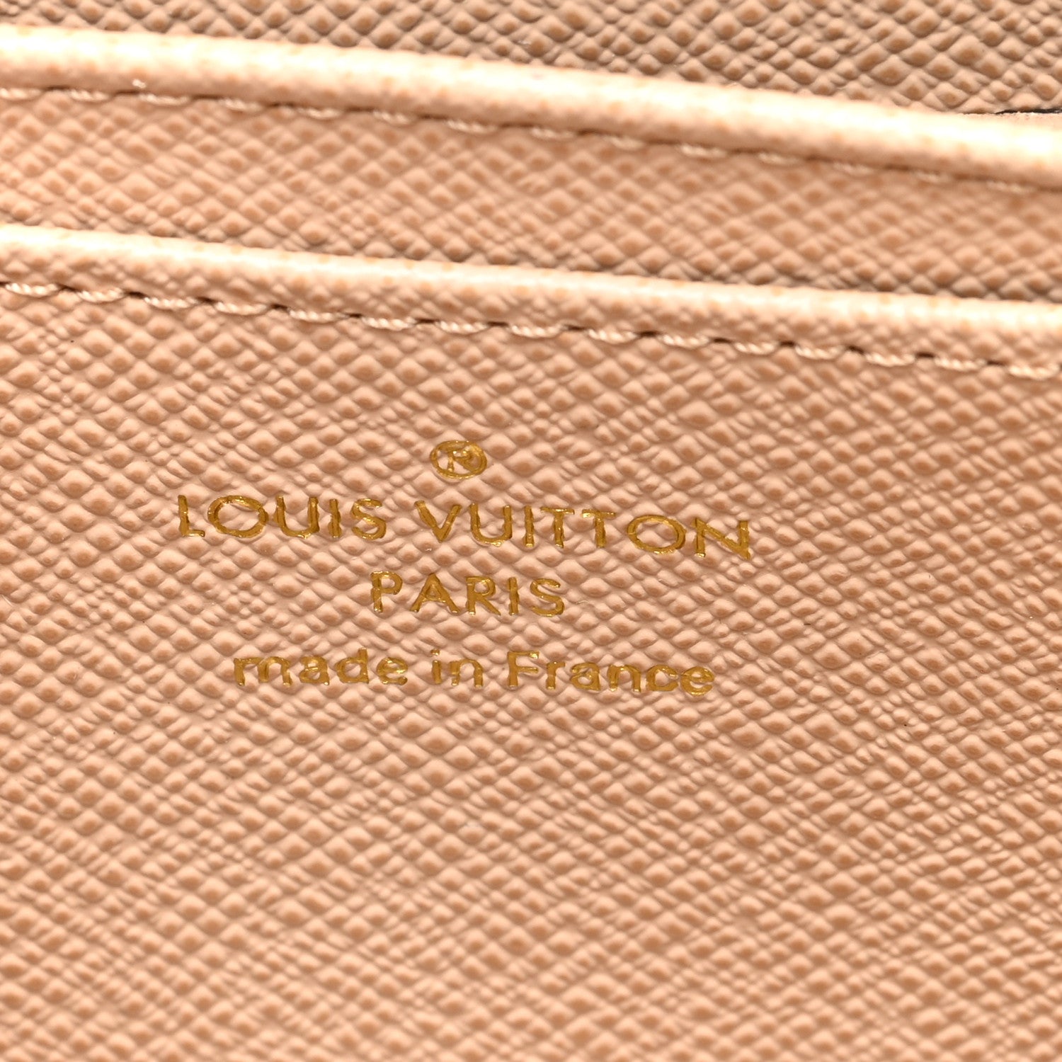 Louis Vuitton Hollographic Monoglam Zippy Coin Purse Wallet Beige 6 of 7