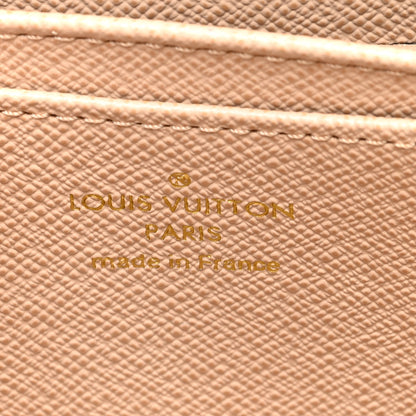 Louis Vuitton Hollographic Monoglam Zippy Coin Purse Wallet Beige 6 of 7