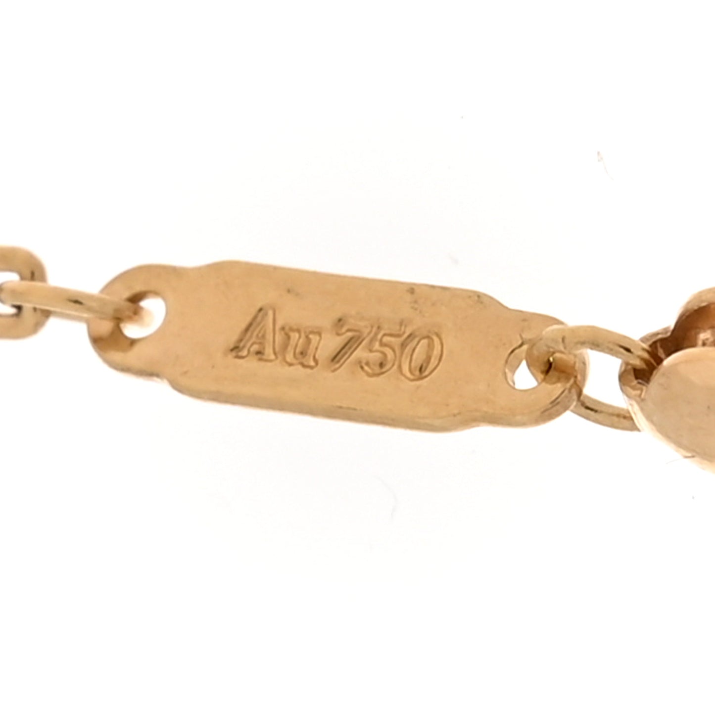 18K Yellow Gold Diamond Small Lock Pendant Necklace