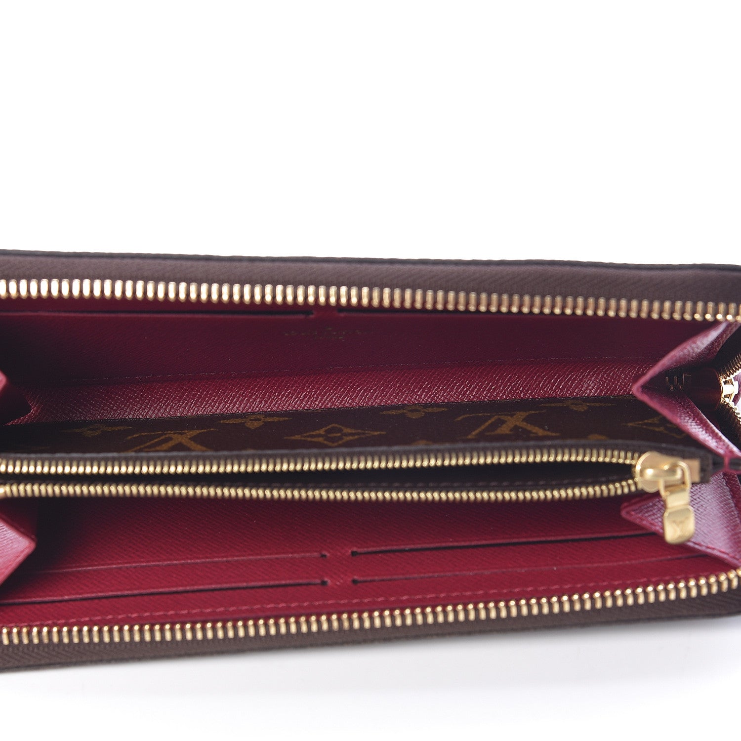 Louis Vuitton Monogram Clemence Wallet Fuchsia 5 of 9