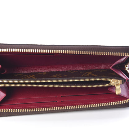 Louis Vuitton Monogram Clemence Wallet Fuchsia 5 of 9