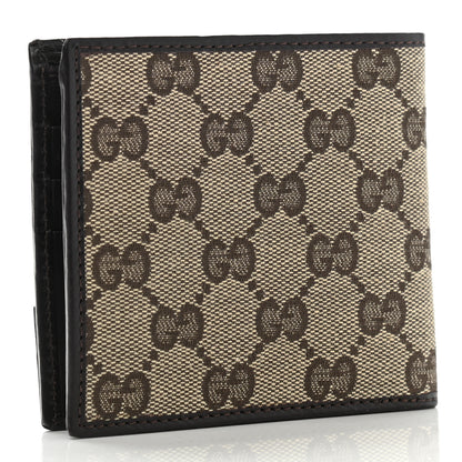 Gucci Monogram Britt Bi-Fold Wallet Dark Brown 3 of 8
