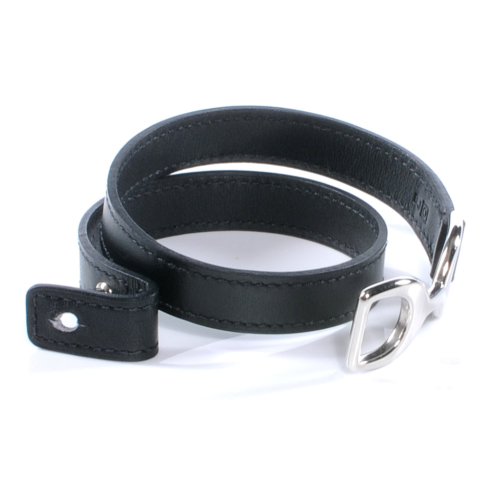 Hermes Chamonix Baby Pavane Double Tour Bracelet Small Black 7 of 7