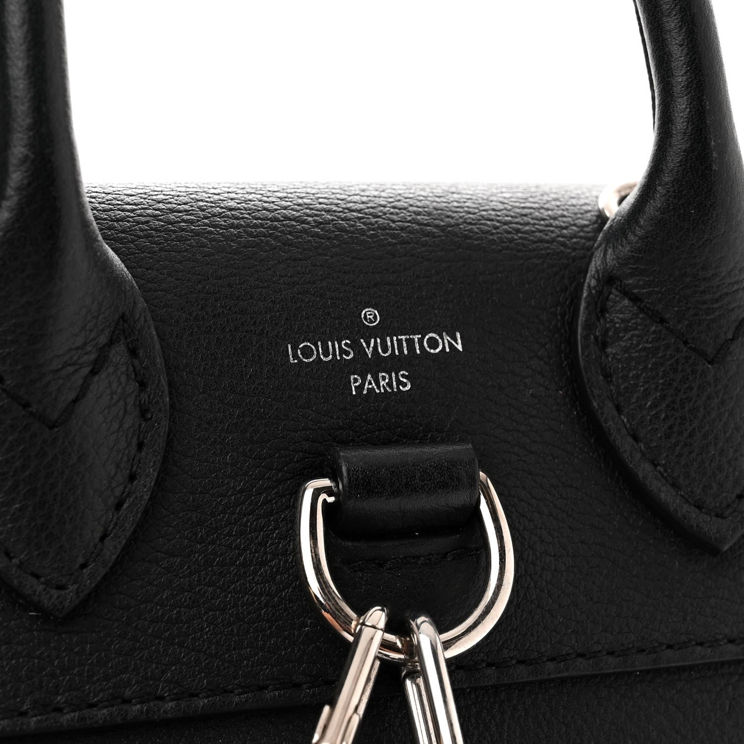 Louis Vuitton Calfskin Lockme Backpack Black 14 of 14