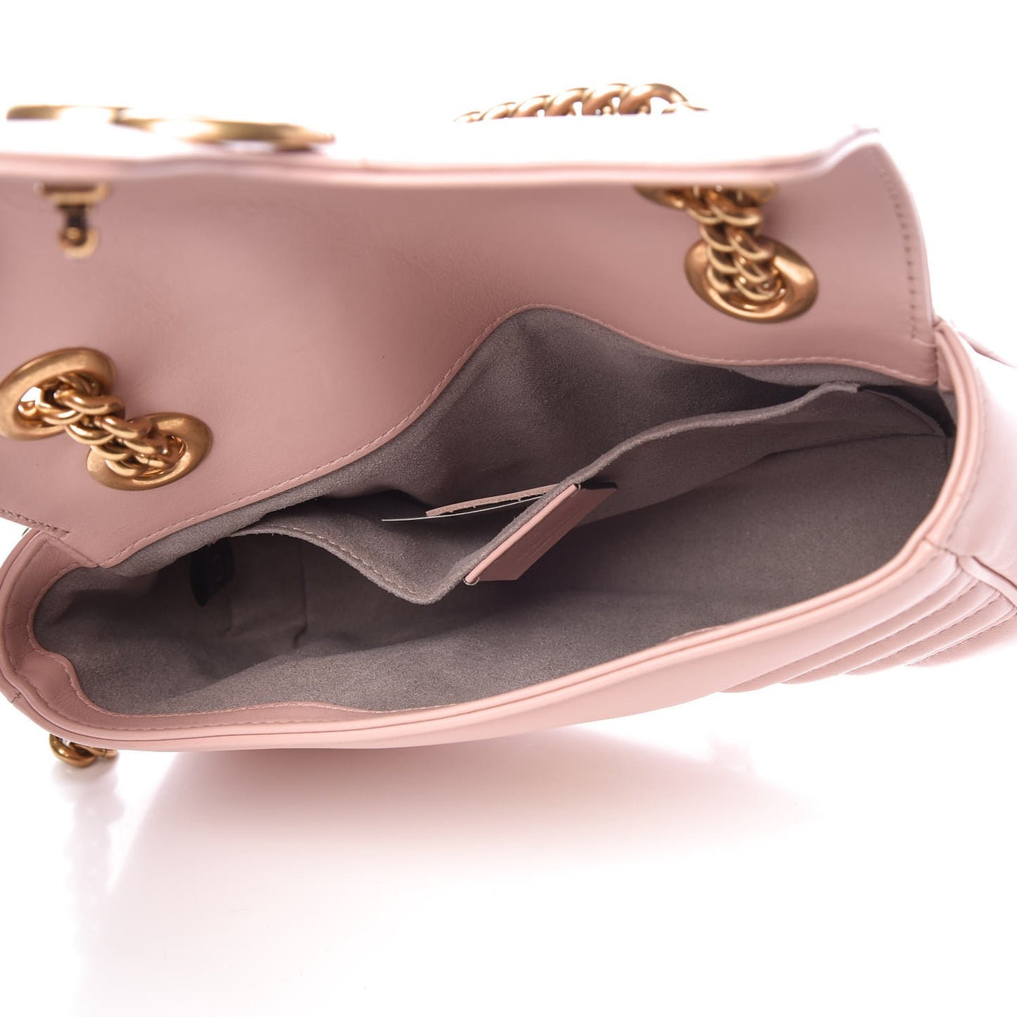 Calfskin Matelasse Mini GG Marmont Shoulder Bag Perfect Pink