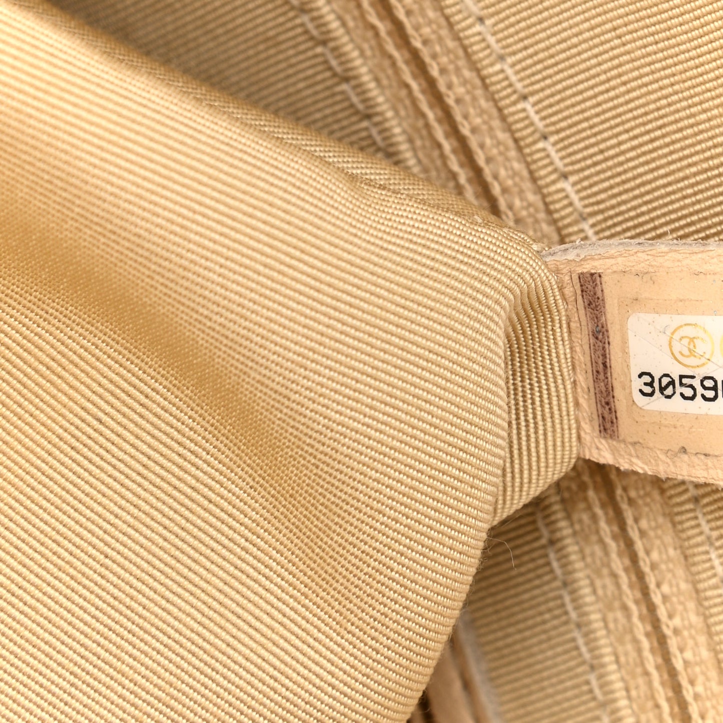 Calfskin Quilted Small Shopping Tote White