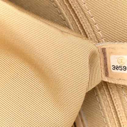 Chanel Calfskin Quilted Small Shopping Tote White 7 of 11