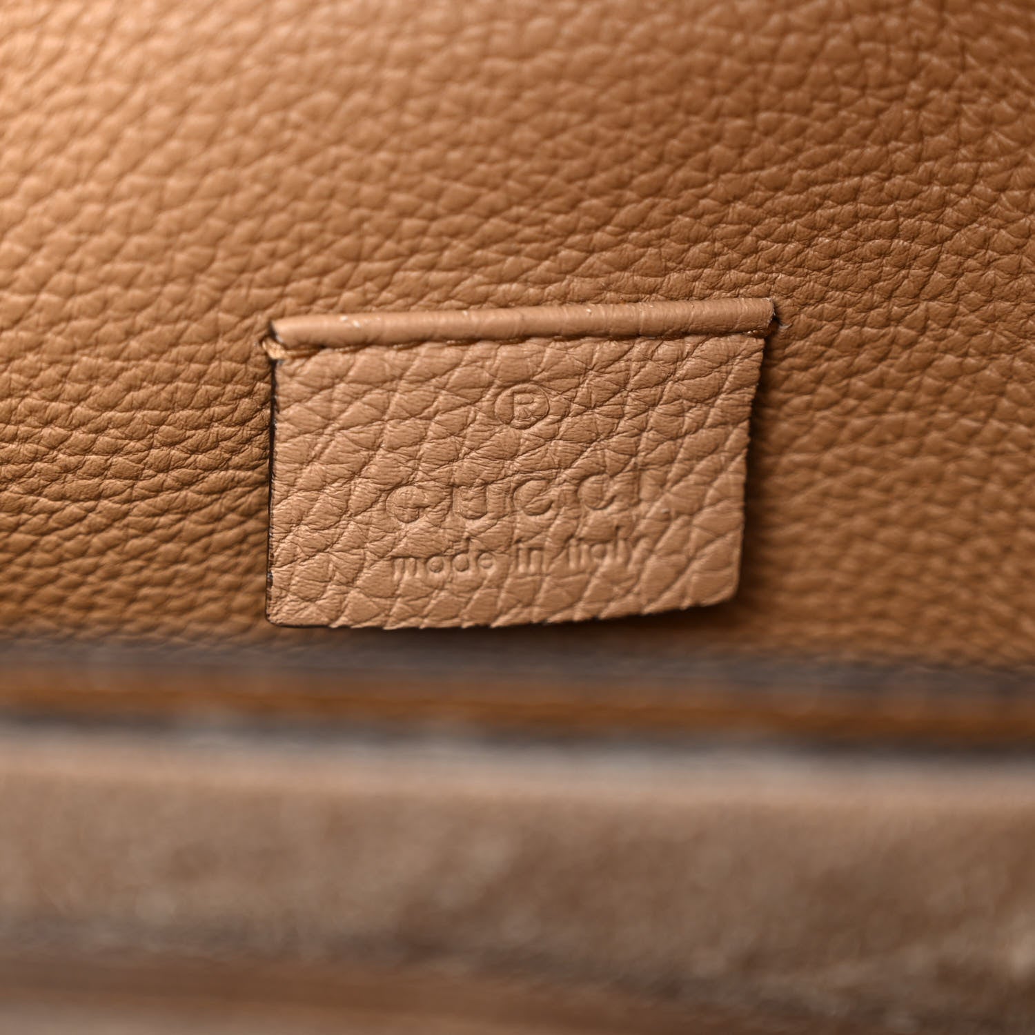 Gucci Grand Prix Calfskin Small Jackie Shoulder Bag Classic Camel 6 of 11