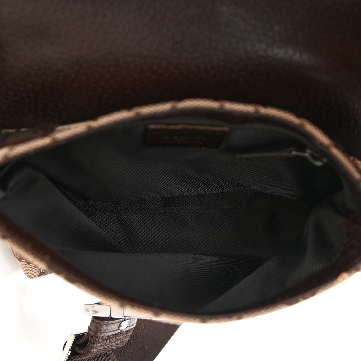 Gucci GG Monogram Flight Belt Bag Dark Brown 5 of 9