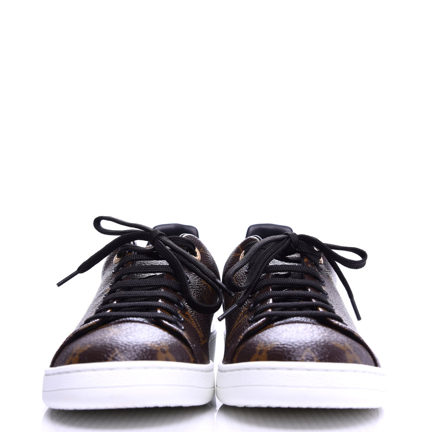 Louis Vuitton Patent Monogram Frontrow Sneakers 41 3 of 10