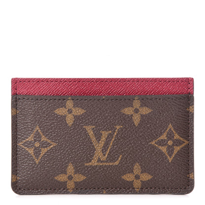 Louis Vuitton Monogram Card Holder Fuchsia 1 of 8