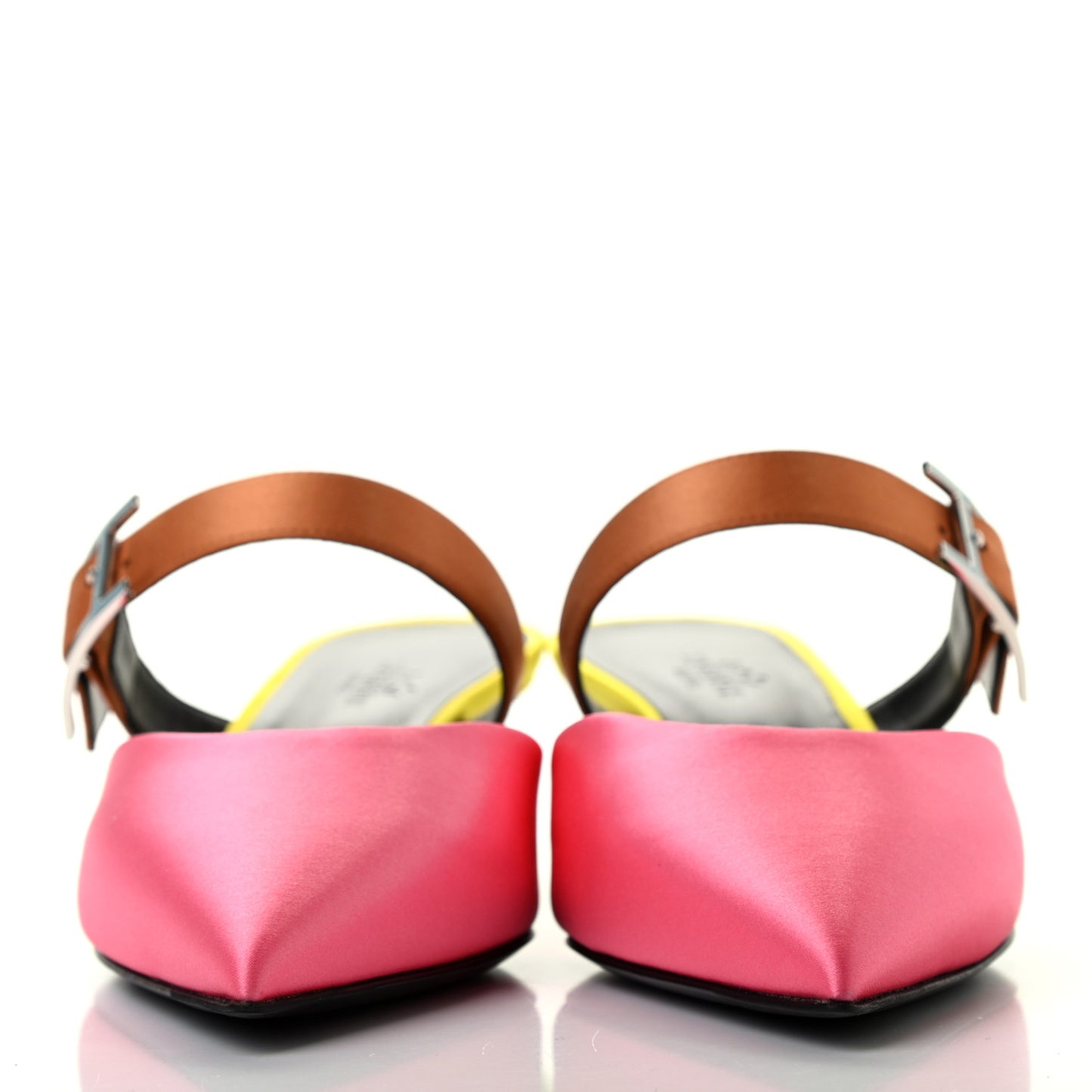 Satin Blink Mules 37 Multicolor