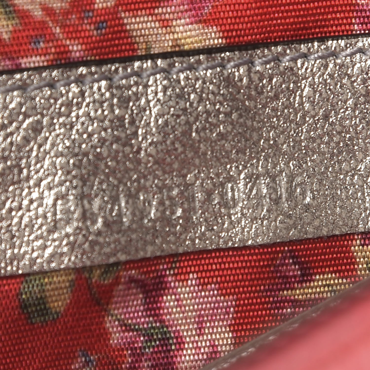 Gucci Laminated Nappa Trapuntata Mini Zumi Dome Shoulder Bag Rosso Marine Argento 8 of 9