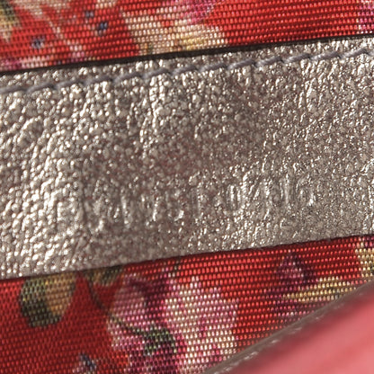 Gucci Laminated Nappa Trapuntata Mini Zumi Dome Shoulder Bag Rosso Marine Argento 8 of 9