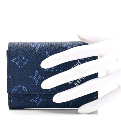 Louis Vuitton Monogram Heritage Victor Wallet Ocean Blue 2 of 12