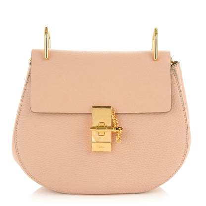 Chloe Grained Lambskin Drew Shoulder Bag Cement Pink 1 of 8
