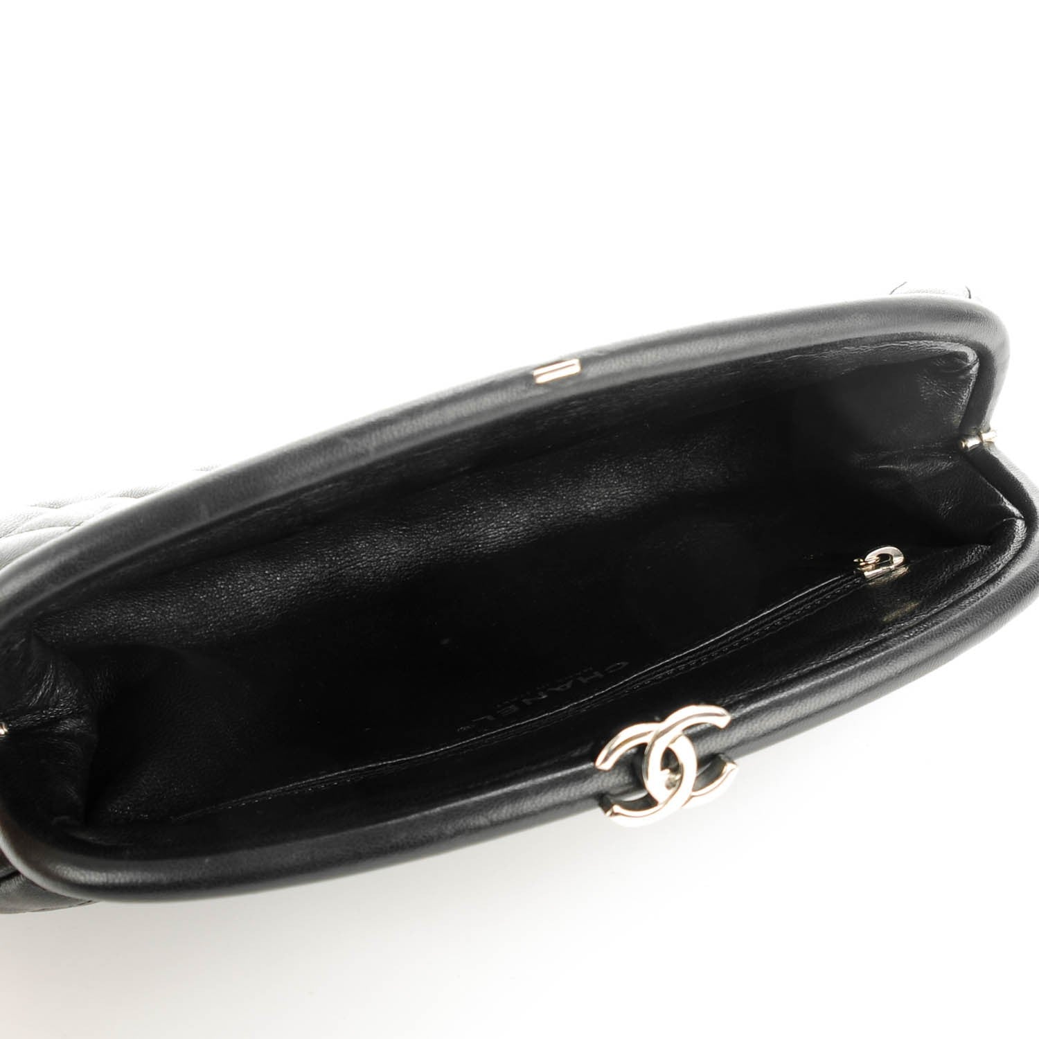 Chanel Lambskin Quilted Timeless Clutch Black 5 of 7