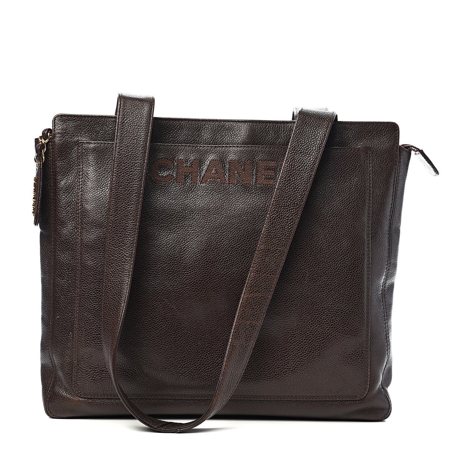 Chanel Caviar Shoulder Bag Brown 1 of 14