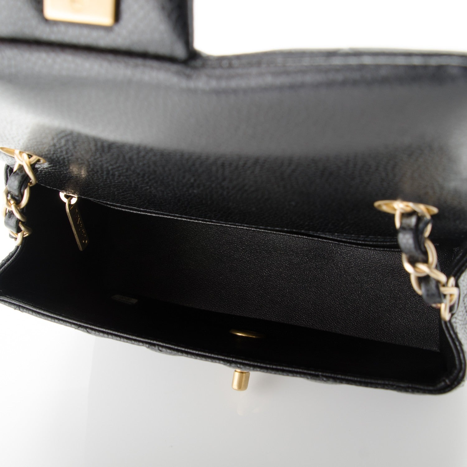 Chanel Caviar Quilted Mini Rectangular Flap Black 5 of 8