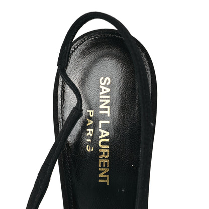 Saint Laurent Maxine 115mm Slingback Pumps 39.5 Black 7 of 8