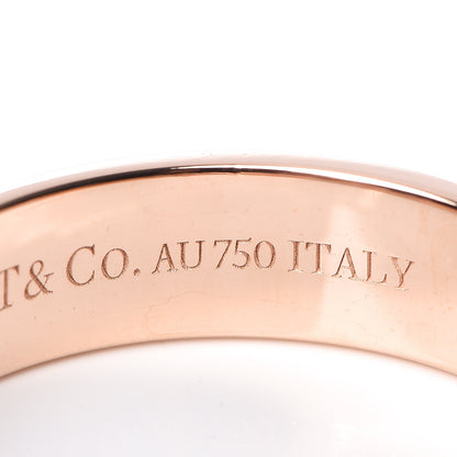 Tiffany 18K Rose Gold Diamond Atlas Ring 57 8 6 of 7