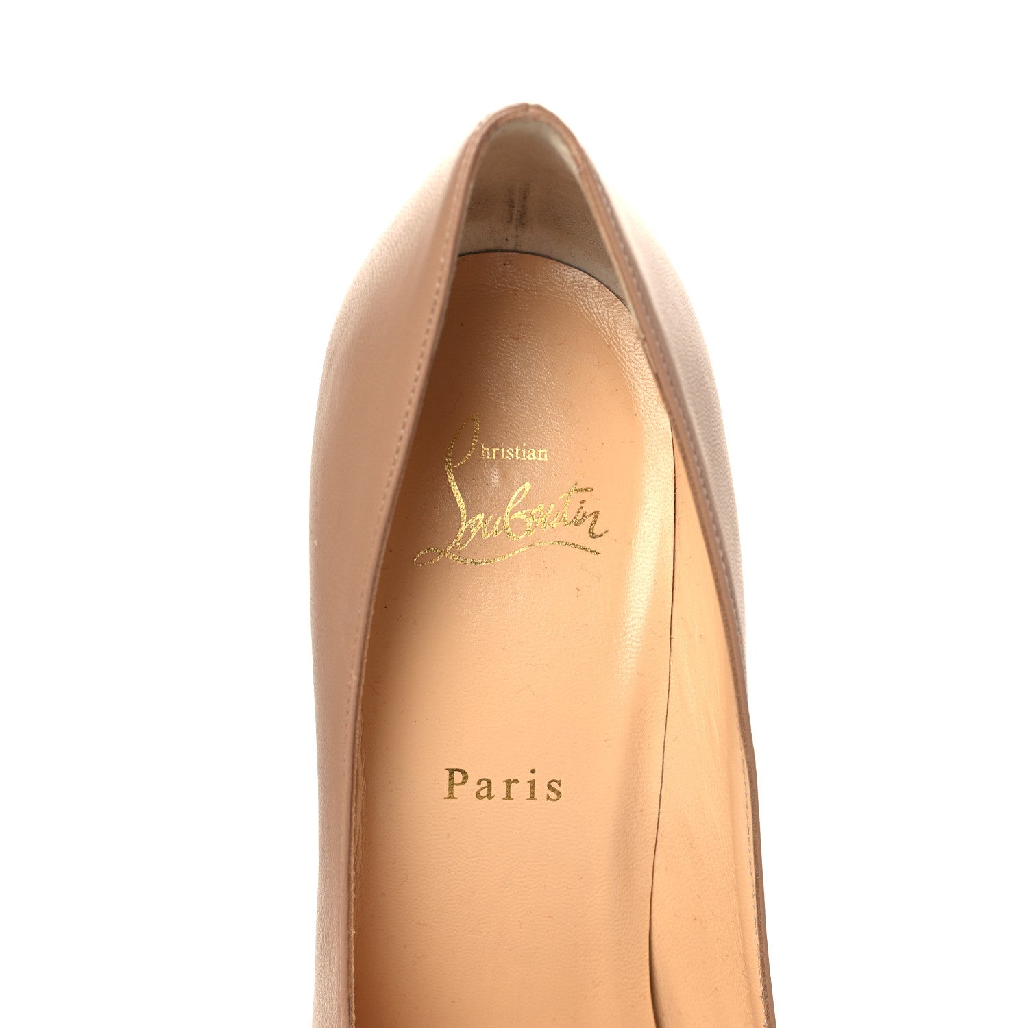 Christian Louboutin Kid Kate 100 Pumps 41 Nude 7 of 8