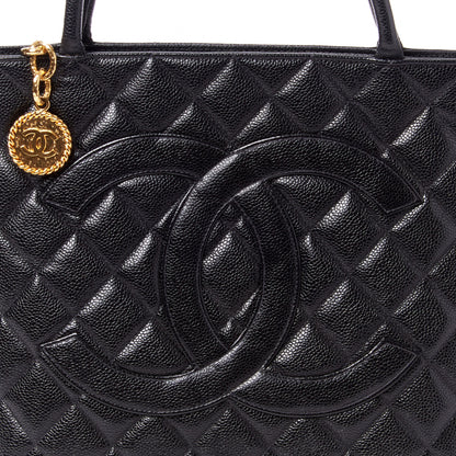 Chanel Caviar Quilted Medallion Tote Black 8 of 8