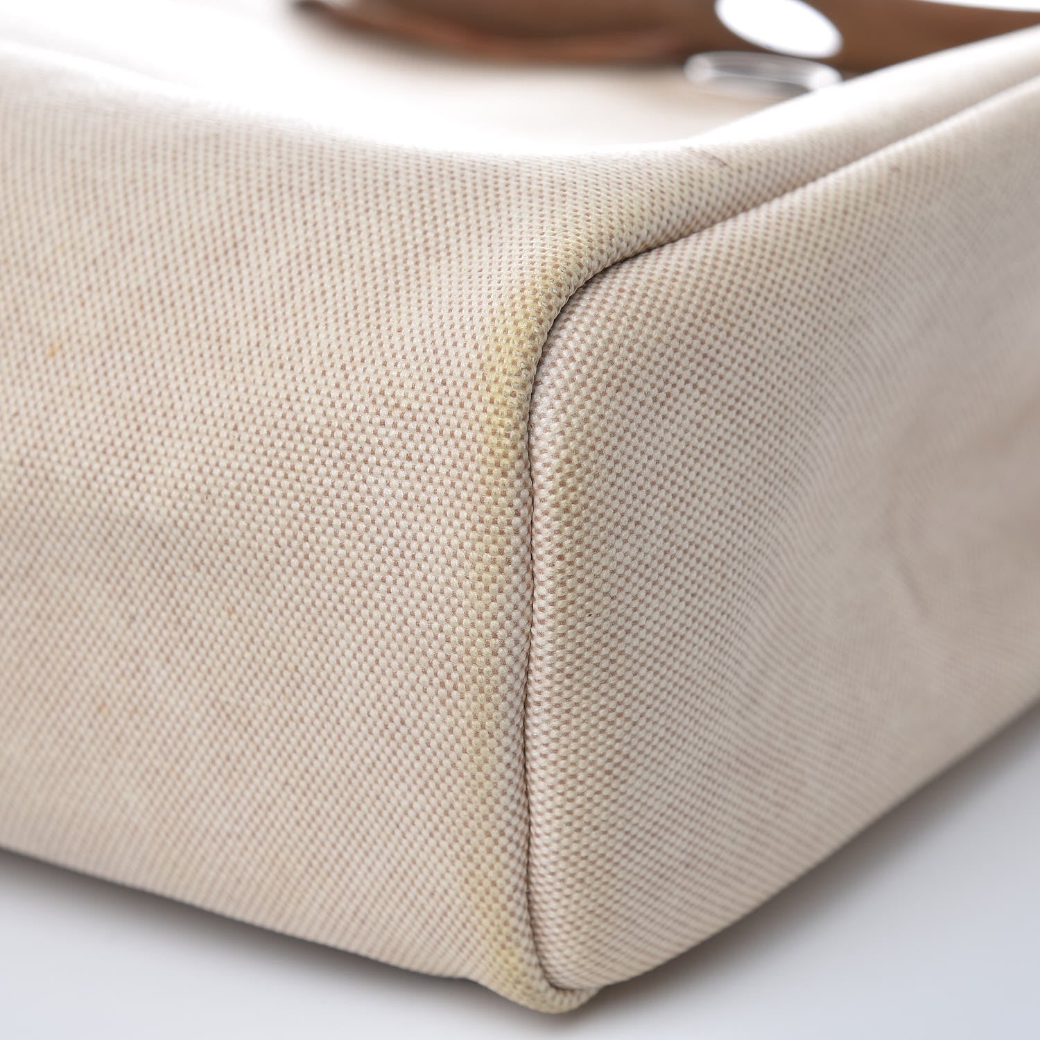 Hermes Toile Vache Calfskin Herbag 30 PM Backpack Natural 9 of 16