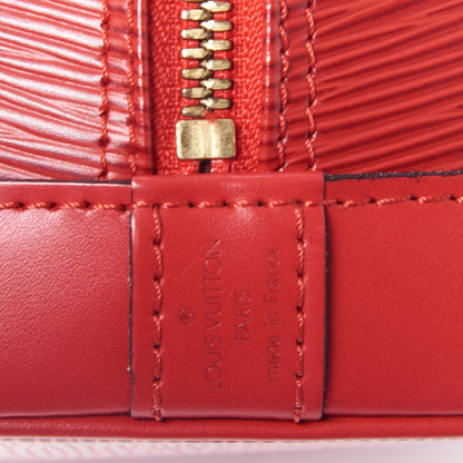 Louis Vuitton Epi Alma PM Castillan Red 9 of 9
