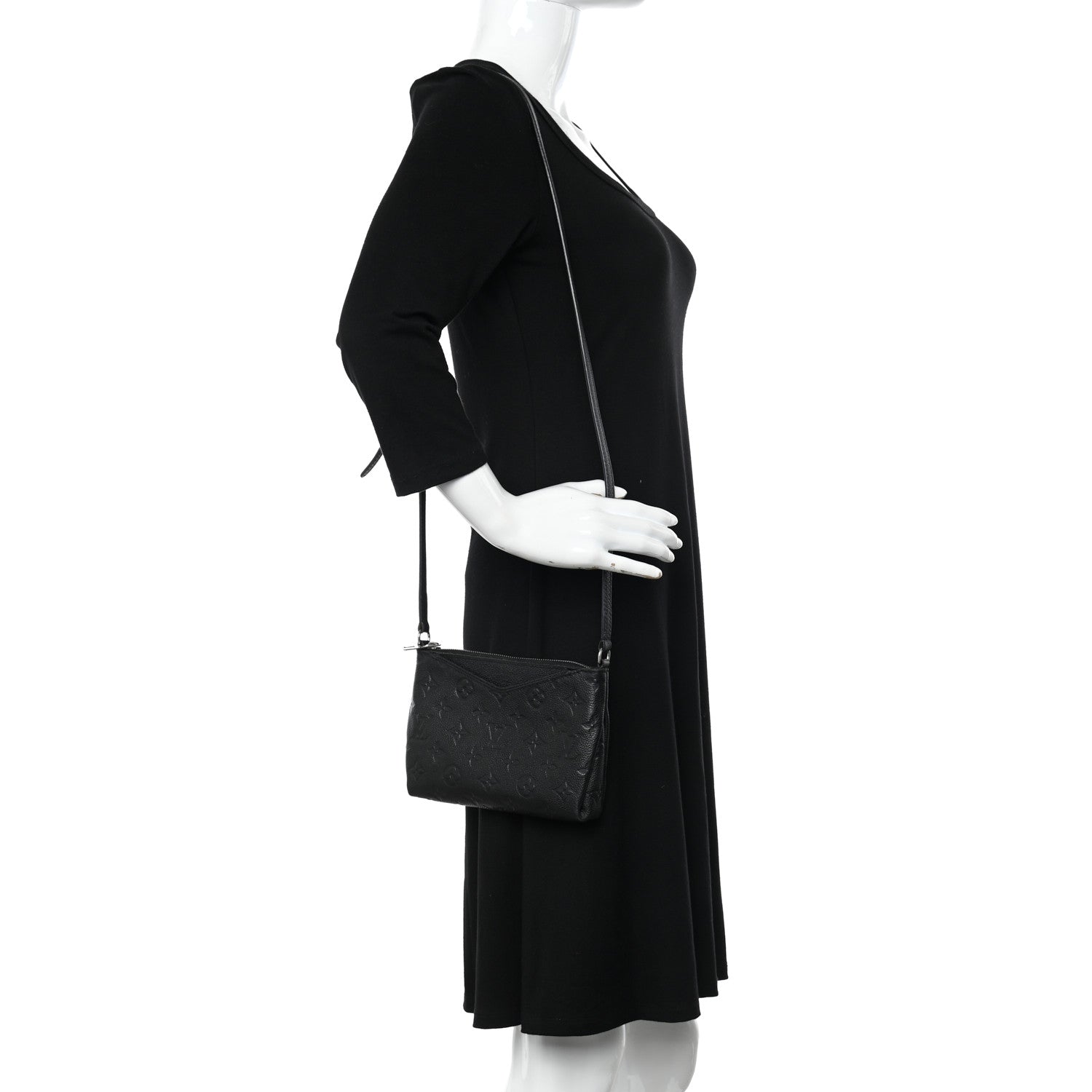 Louis Vuitton Empreinte Pallas Crossbody Black 2 of 9