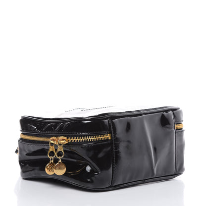 Chanel Patent CC Vanity Cosmetic Case Black 4 of 15