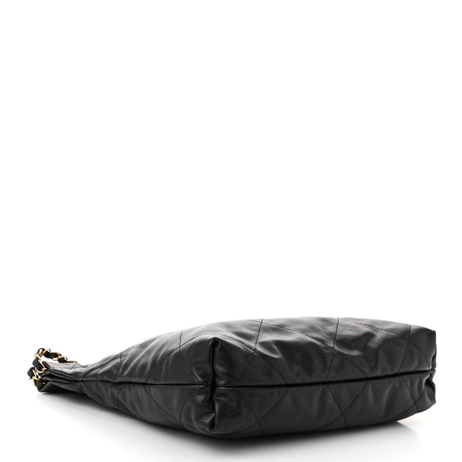 Chanel Shiny Caviar Quilted Monochrome Small Chanel 22 Black 4 of 10