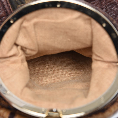 Fendi Zucca Nappa Nuvolata Vitello Tortuga Spy Tobacco Moro 11 of 24