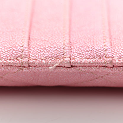 Chanel Iridescent Caviar Quilted Classic iPhone Pouch Rose Pink 9 of 9