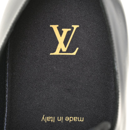 Louis Vuitton Calfskin Mens Formal Derby Shoes 9.5 Black 8 of 9