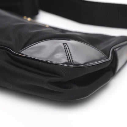 Prada Tessuto Nylon Shoulder Bag Black 10 of 11