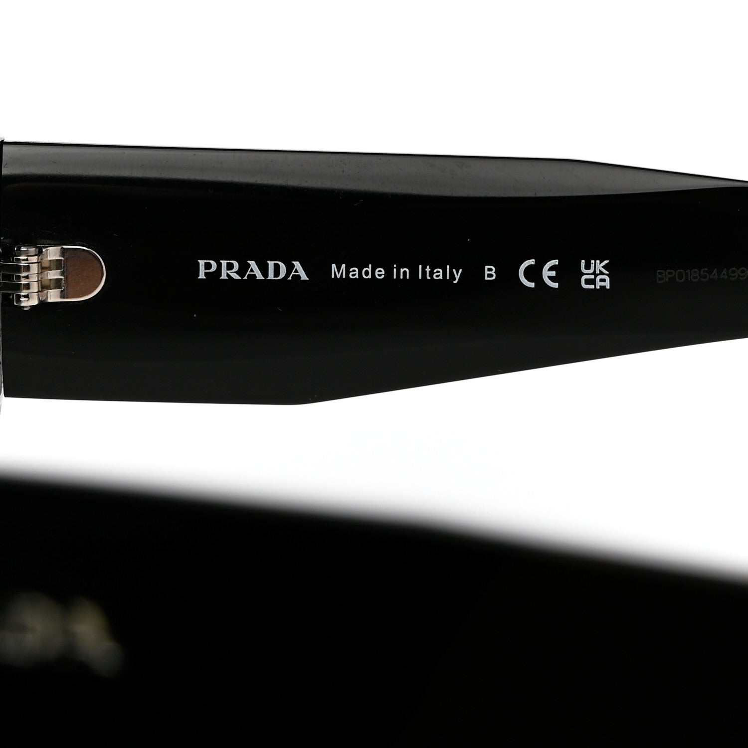 Prada Acetate Symbole Sunglasses SPR 06Y Black 6 of 8