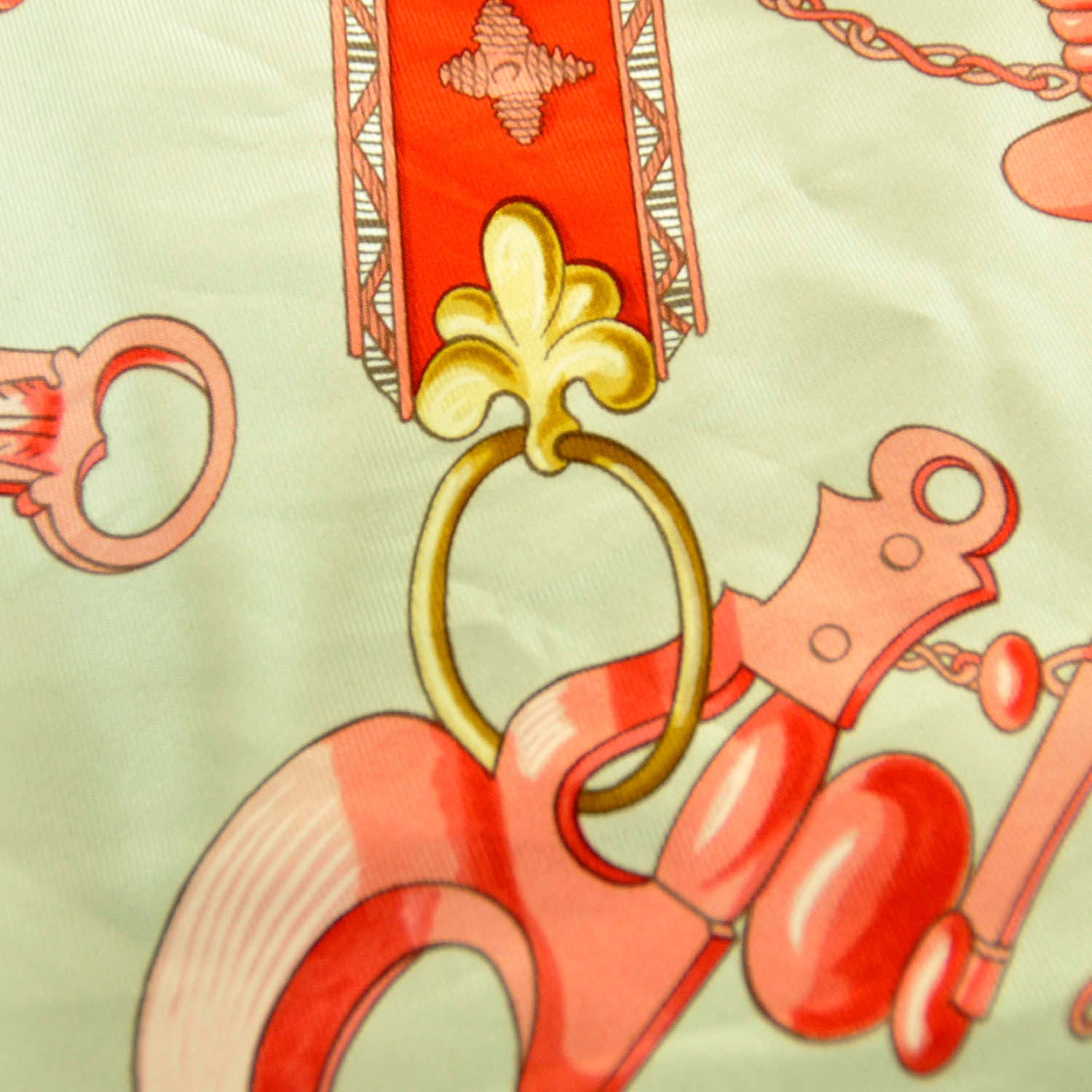 Hermes Silk Mors Et Gourmettes Scarf 90 6 of 8