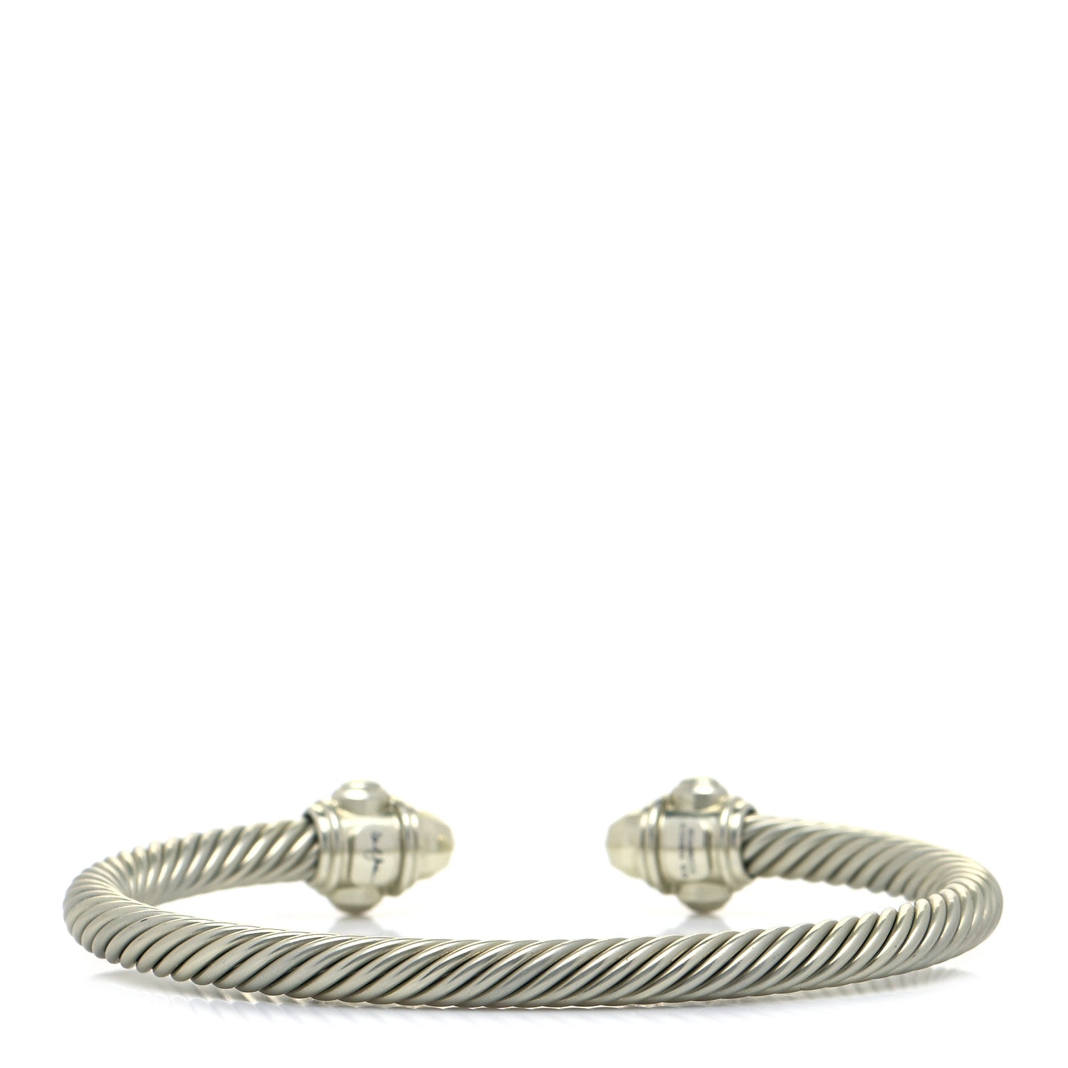 David Yurman Aluminum 5mm Renaissance Bracelet Pale Gold 3 of 6