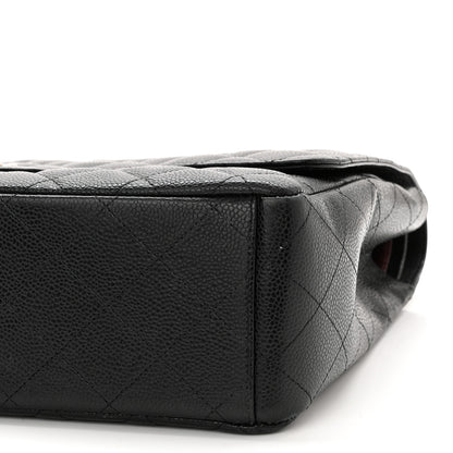 Chanel Caviar Quilted Maxi Double Flap Black 7 of 16