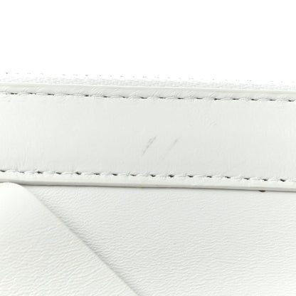 Bottega Veneta Nappa Maxi Intreccio Woven Pouch Clutch White 7 of 12